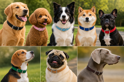 Adjustable Pet Collar with Alloy Buckle – Comfortable Dog Collar for Small, Medium & Large Dogs