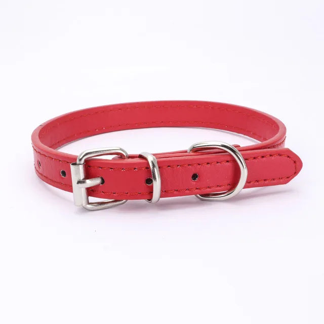 Adjustable Pet Collar with Alloy Buckle – Comfortable Dog Collar for Small, Medium & Large Dogs