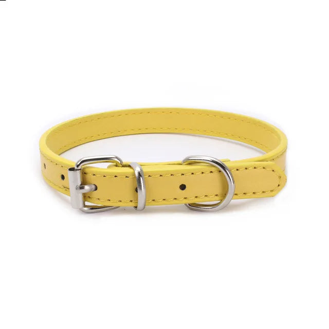 Adjustable Pet Collar with Alloy Buckle – Comfortable Dog Collar for Small, Medium & Large Dogs