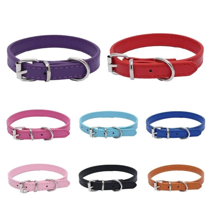 Adjustable Pet Collar with Alloy Buckle – Comfortable Dog Collar for Small, Medium & Large Dogs