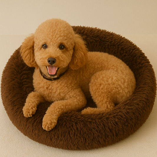 Customisable Fluffy Nest Dog Bed