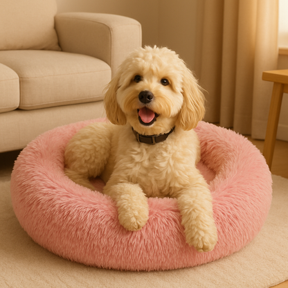 Customisable Fluffy Nest Dog Bed