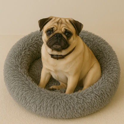 Customisable Fluffy Nest Dog Bed